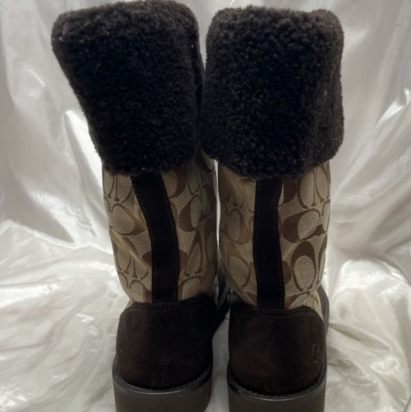 Coach Kally Brown Boots Size 8 Width M - Picture 16 of 16
